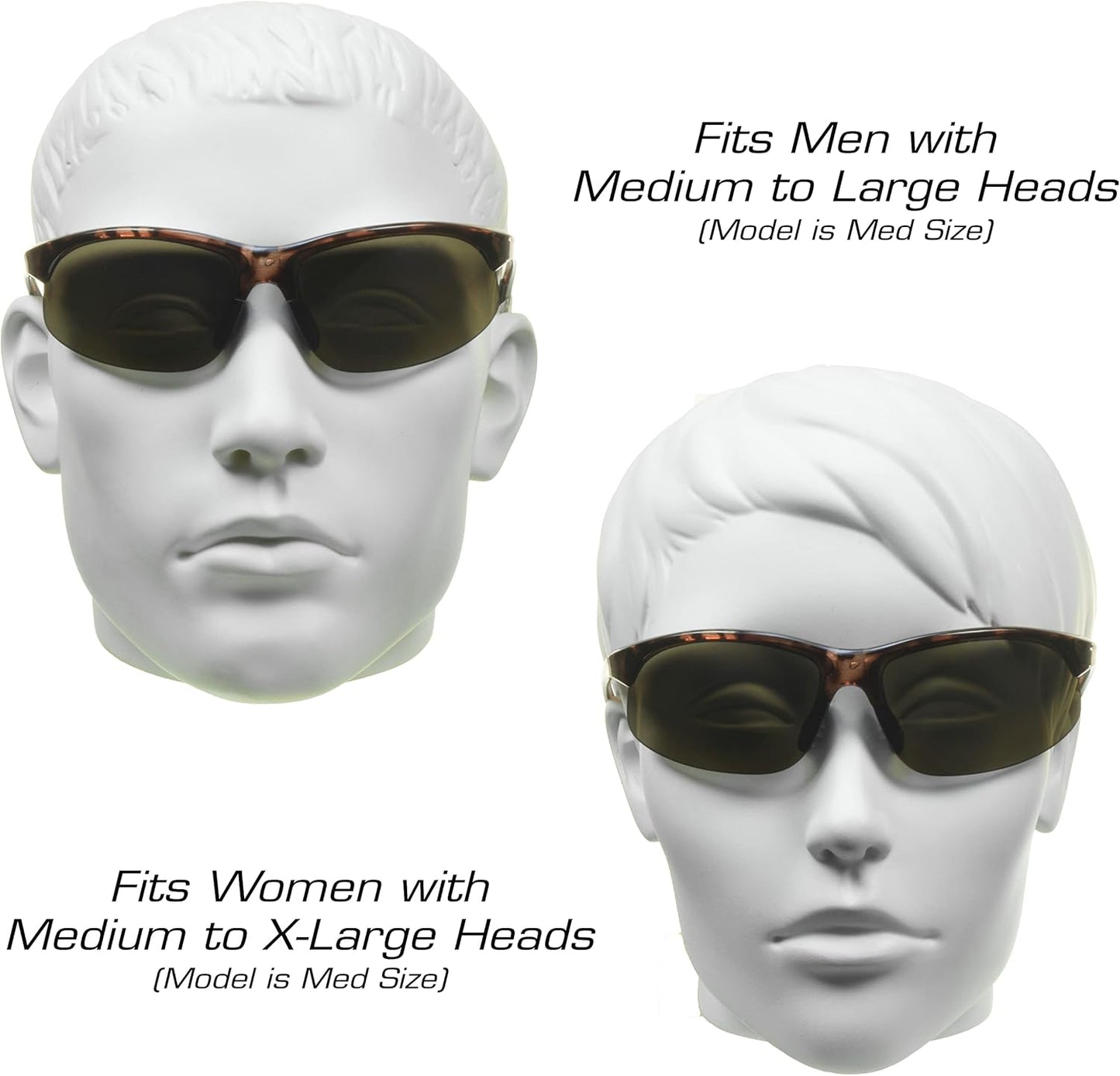proSPORT BIFOCAL Sunglasses Readers Tinted Mens Womens High Definition Amber Yellow Smoke +1.50 +1.75 +2.00 +2.25 +2.50