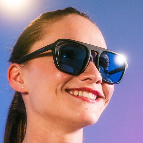 goodr Undercover Stunt Double Polarized Sunglasses, Medium Sized, (Retro G)
