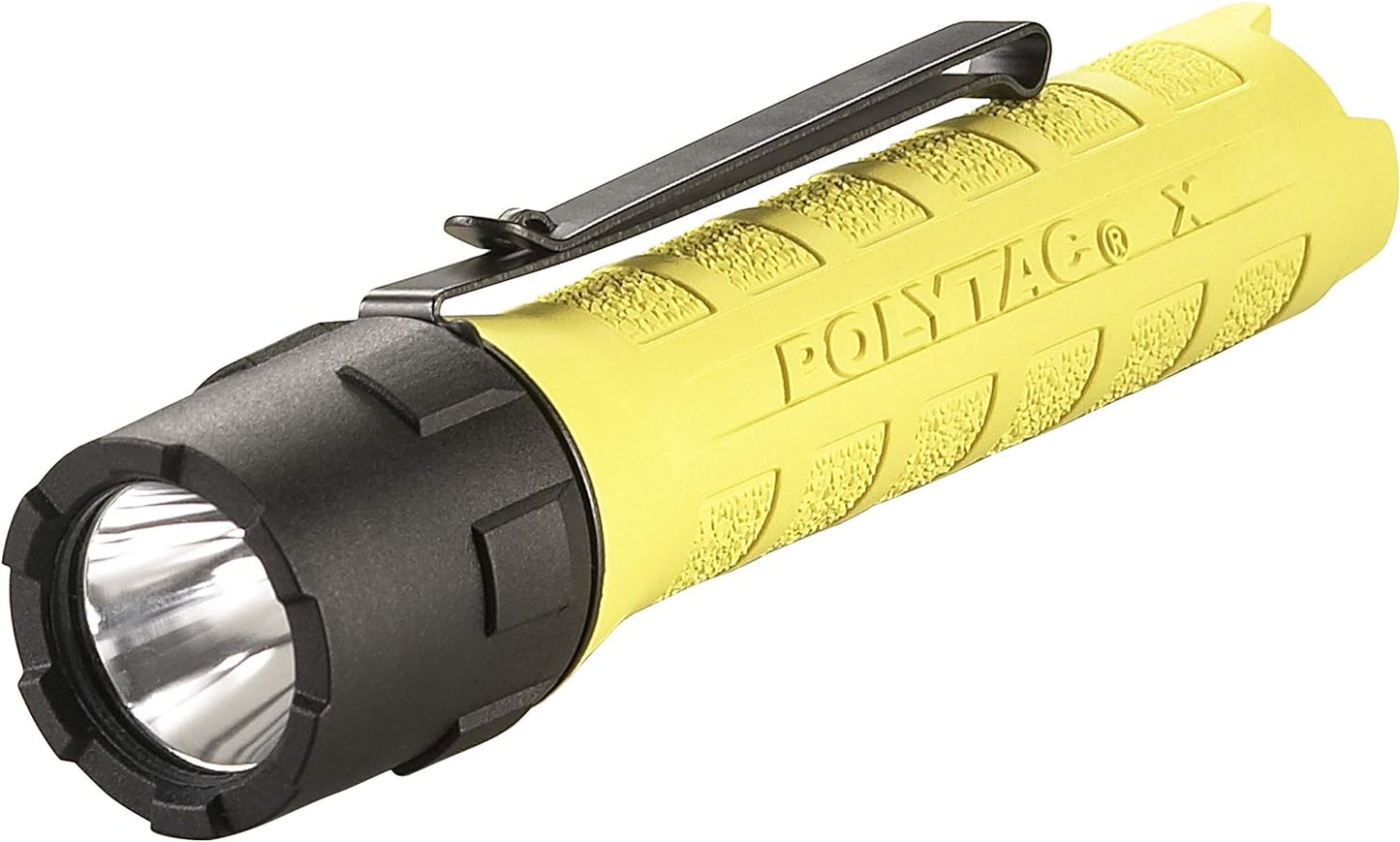 Streamlight 88610 PolyTac X USB 600-Lumen Multi-Fuel Professional Tactical Flashlight, Clear Retail Packaging, Black