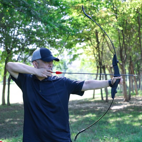 LWANO Recurve Bow for Adults - Archery Takedown Bow and Arrow Set for Adult/Youth/Teens Beginners Target Practicing, Left & Right Handed, 20/30/40lbs (40lbs)