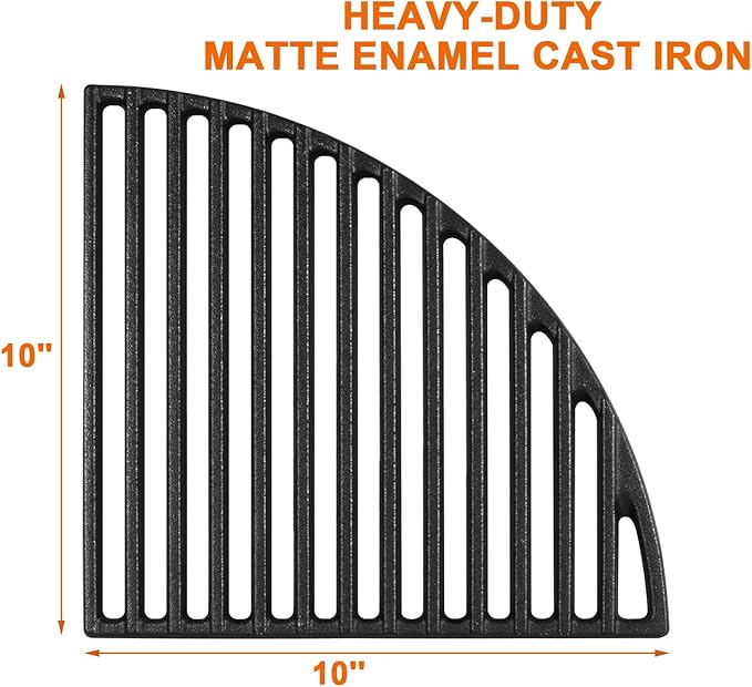 Cast Iron Round Grill Grate for Weber Kettle Accessories 8837, for Weber 22.5" Charcoal Kettle Grills, 22 Inch Master Touch Grill, for Weber Premium Performer Grill, Charbroil Ceramic Grill & Fire Pit