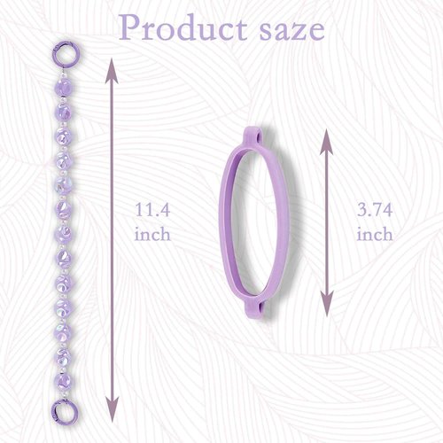 Bigwaves Bottle Silicone Handle Strap,Compatible Owala Freesip Water Bottle - Fits 16oz to 40oz, Water Bottle Carrier Grip Accessories for Running Bike, Gym Or Jogging (Purple)