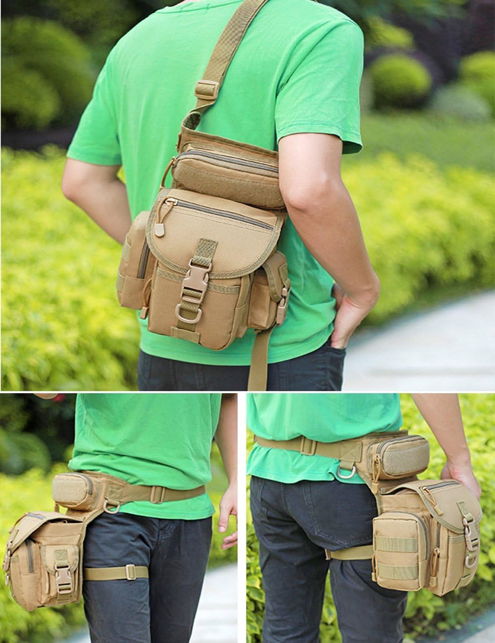 Multi-Purpose Hiking Waist Fanny Pack Running Backpack Outdoors Camping Bike Cycling Shoulder Bag