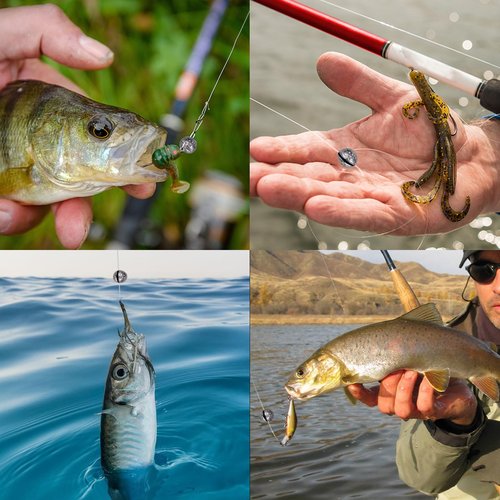 Proximitck Fishing Weights Sinkers 200PCS/105PCS Round Split Shot Sinker Set - 5 Sizes Lead Weights Removable for Versatile Fishing Purposes