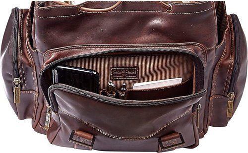 Claire Chase Legendary Jumbo Backpack, Dark Brown, One Size