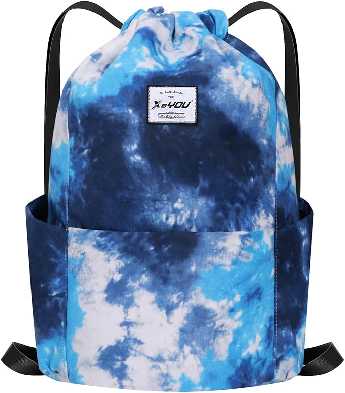 XEYOU Drawstring Sports Backpack Lightweight Gym Yoga Sackpack Shoulder Rucksack Casual Outdoor Daypack for Women and Men