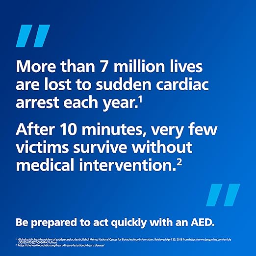 Philips HeartStart Home AED Defibrillator with Training Pads Cartridge, M5068A-C02