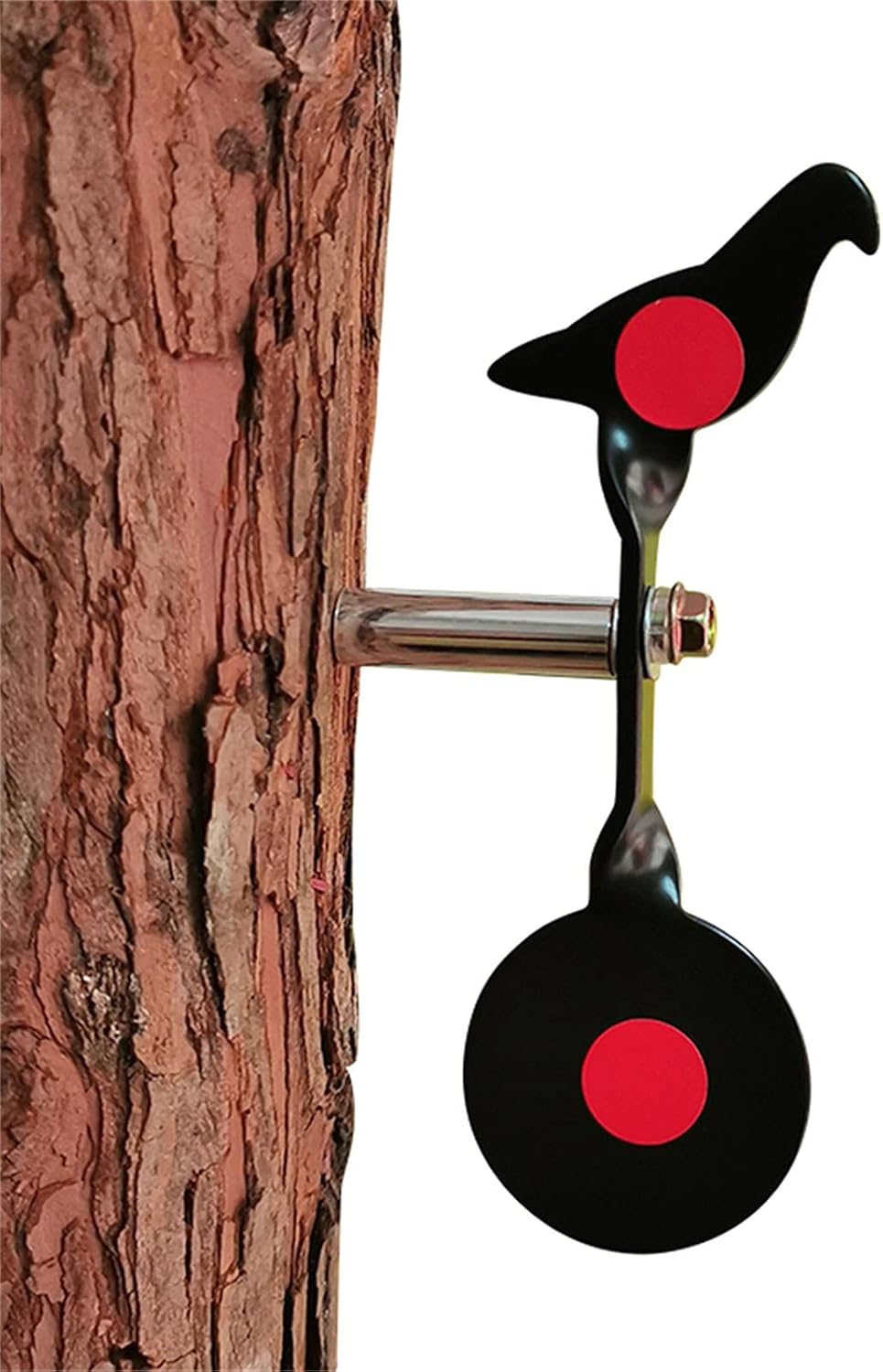 Small/Big Spinner Air Gun Target - Screwed-Type Steel Plinking for Bird Bear BB Gun and Slingshot