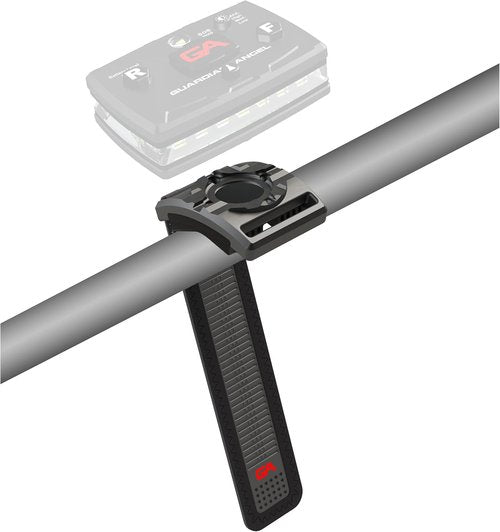 Guardian Angel Bike/Rail Strap Mount Accessory – Magnetic Mount with Screw-in Feature – Rubber Backing and Velcro for Extra Secure Grip – for Bike, Rail, Bar, Post & More