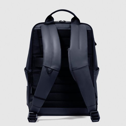 PIQUADRO Corner Backpack in Fabric for PC14'' 2 Compartments, blue, 32.0 X 40.0 X 16.0 (cm)