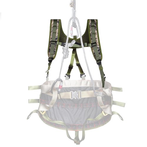 NatureBlend Hunting Saddle Dump Pouch and Hunting Tree Saddle Suspenders, Modular Yoke System with Universal Molle, Include Yoke and Universal Molle Connection kit