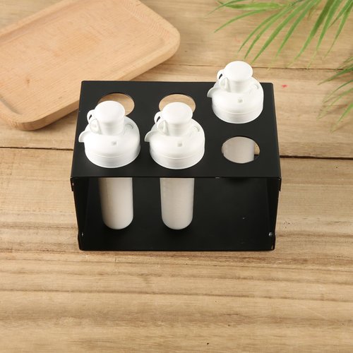 PEUTIER Flavor Cartridge Holder, Cartridge Storage Rack Organizer Support Shelf Accessories Holder Case for Water Bottle Compatible with Cirkul Holding 6 Flavors Cartridges (Black)