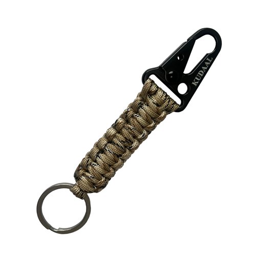 KUDAAL Paracord Lanyard Key Strap Neck Lanyard Keychain Braided Lanyhard Heavy Duty for Keys Badge ID Holder Wallet Whistle (CAMOUFLAGE, 19.68 Inch)