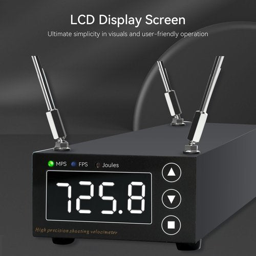 SC2000 Ballistic Chronograph for Rifle Shooting: Precision Speed Tester with FPS MPS Readings LCD Screens for Archery Arrow Bow