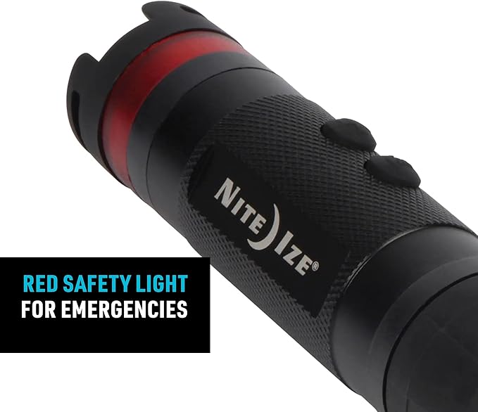 Nite Ize Radiant 3-in-1 LED Mini Flashlight - Versatile Flashlight with 80 Lumen Light - Use as Safety Light, Flashlight, or Mini Lantern - Black