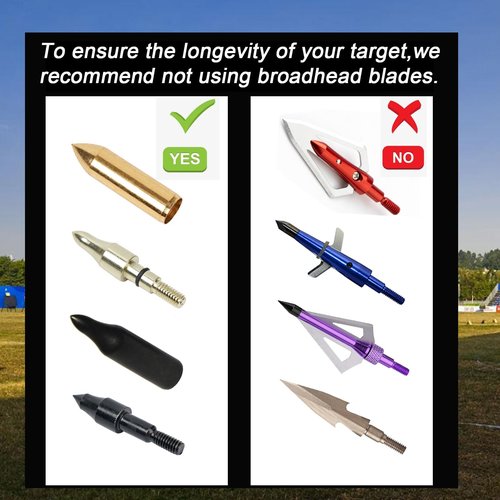 S F Archery Targets for Backyard with 20 pcs Archery Paper Targets and Arrow Puller Target Nail, Water Proof Straw Target for Youth Beginner Adult Outdoor Shooting Practice