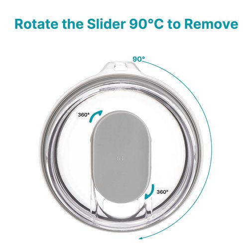 Soledea 40oz Replacement Lid for Stanley Quencher, Stronghold Lid Spill Proof Splash Resistant Tumbler Lids for 40oz Stanley Cup Accessories