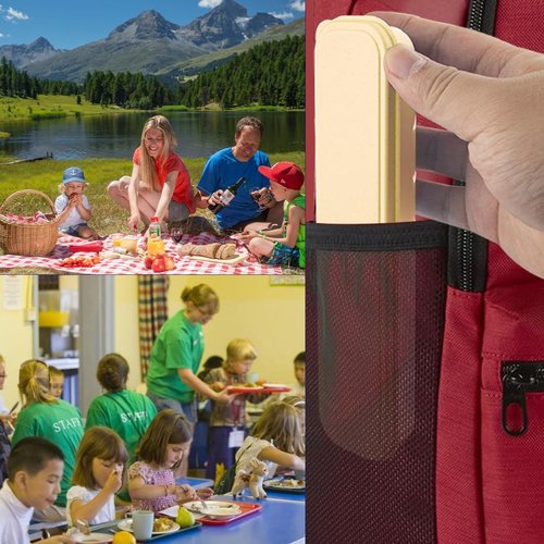 ZGQHZR 4 Sets Reusable Utensils Set with Case,Camping Cutlery Set Travel Silverware Set with Case Lunch Utensils Set for Work,Utensil Sets for Lunch Picnic Daily Use Outdoor (Beige)