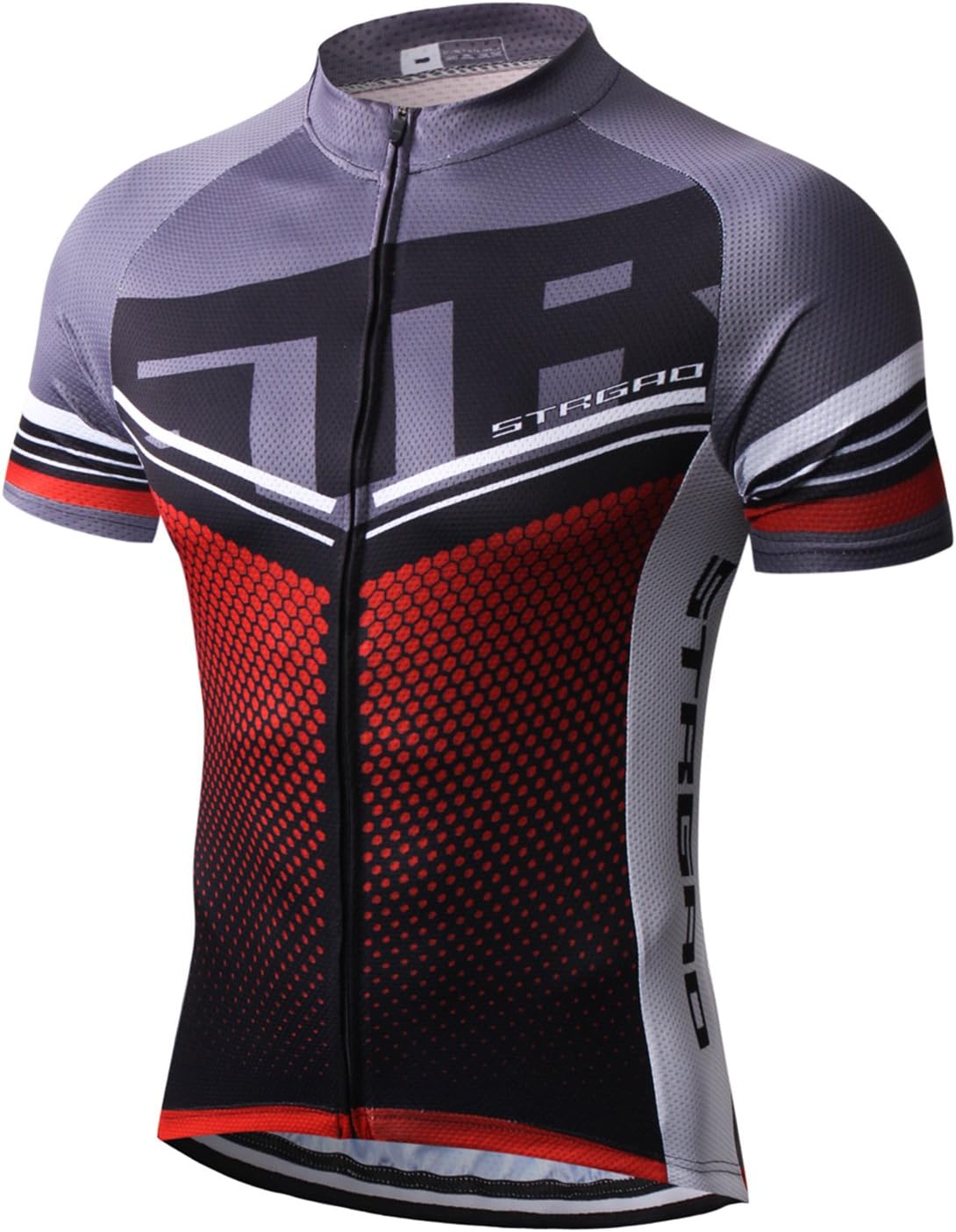 Strgao Men's Cycling Jersey Bike Short Sleeve Shirt