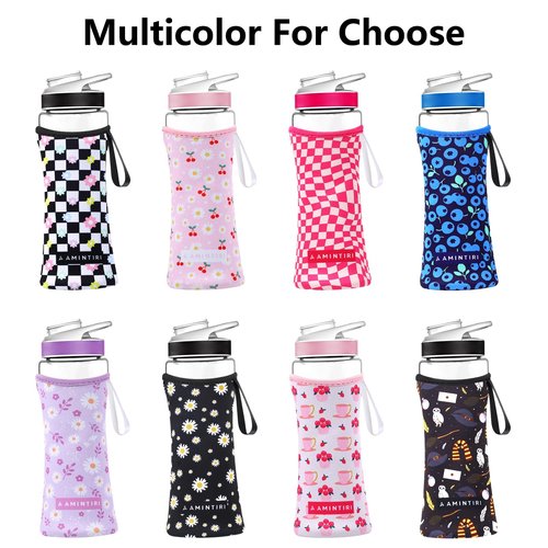 Cute Sleeve Compatible with 22oz 32oz Cirkul Plastic & Stainless Steel, Neoprene Insulator Sleeve for Cirkul, Sleeve for Cirkul with Convenient Handle Strap (Magic School, 22 Ounces)