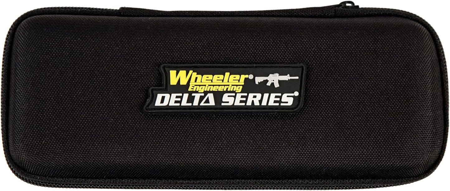 Wheeler Compact Tactical Rifle Cleaning Kit with Compact Storage Case for .22 to .30 Caliber Firearms and Maintenance
