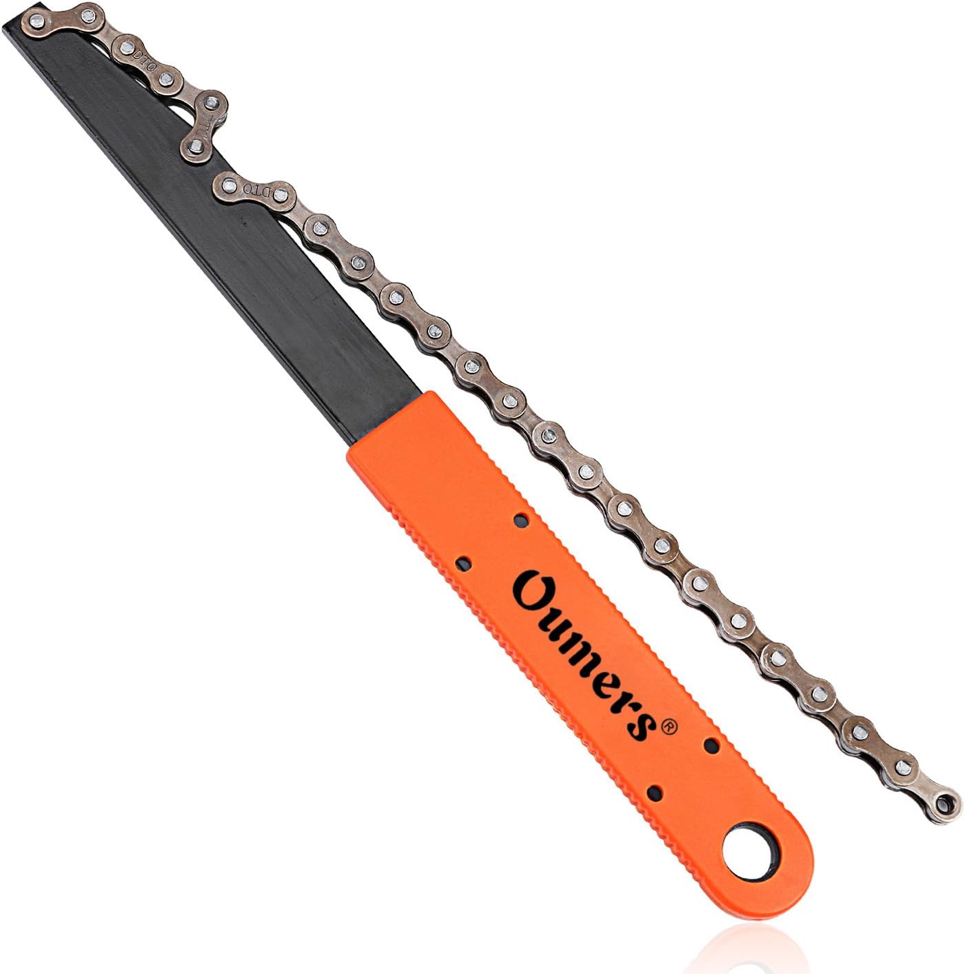 Oumers Bike Chain Tools Kit, Upgrade Rotor Lockring Removal Wrench & Chain Whip with Cassette/Bicycle Flywheel Remover Sprocket Remover Tool Pack