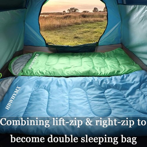 Black Sleeping Bags for Adults Backpacking Lightweight Waterproof- Cold Weather Sleeping Bag for Warm Camping Hiking Outdoor Travel Hunting with Camping Sleeping Bag (Black1, 86 x 31.5inches)