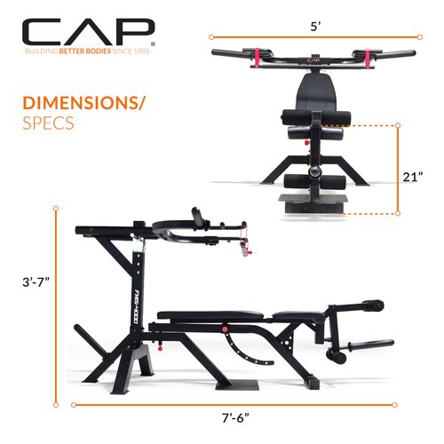 CAP Barbell Multifunctional Leverage Gym Machine for Full-Body Strength Training