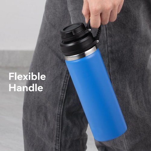 Prurex Replacement Lid With Tea Strainer for Hydro Flask 12 16 20 32 40 64 oz Wide Mouth,Water Bottle Accessories for 2.28" Wide Mouth Sport Bottles（Rose）