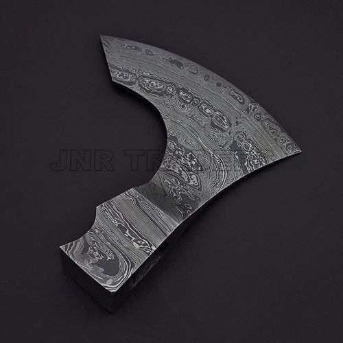 Axe Head Handmade Damascus Viking Hatchet Axe Bearded Camping Wood Cutting Chopping Splitting Axe Medieval Battle Axe Head Ax-2039
