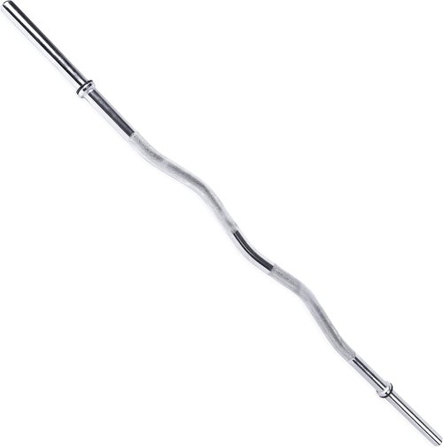 Cap Barbell 47-Inch Standard Solid E-Z Curl Bar