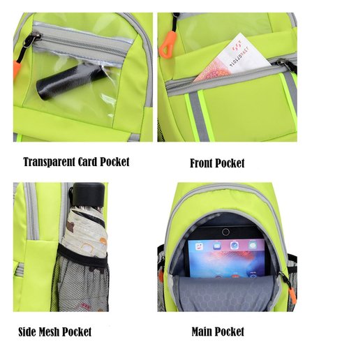 JENAGREEN Waterproof Sling Backpack Crossbody Shoulder Bag for Women Men, Crossbody Bag Casual Daypack Travel Hiking Adjustable Chest Bag