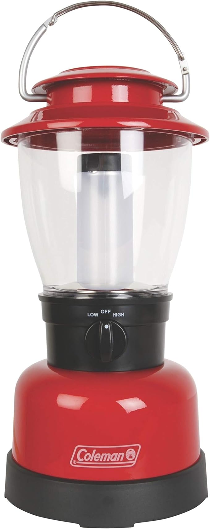 Coleman 4D Battery-Powered Personal LED Lantern, Water & Impact-Resistant with Carabiner Handle, Shines Up to 700 Lumens, Outdoors Camping Essentials