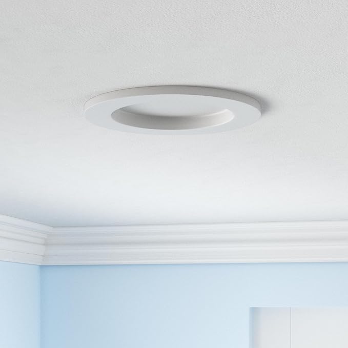 Feit Electric 5 Inch or 6 Inch LED Recessed Lighting Retrofit Downlights, 120 Watt Equivalent High Output, 2000 Lumen, 3000K Soft White, Dimmable, 6 Pack, LEDR56XHO/930CA/6