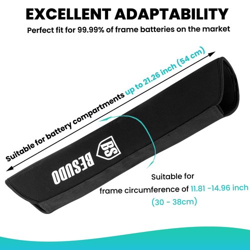 Besudo E-Bke Handlebar Cover and Battery Protective Cover - Ideal Protection for your E Bike for Transport
