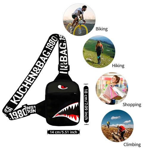 Shoulder Bag Sling Bag Men Women Small Bag Crossbody Bag Casual Phone Chest Bag And Short Wallet