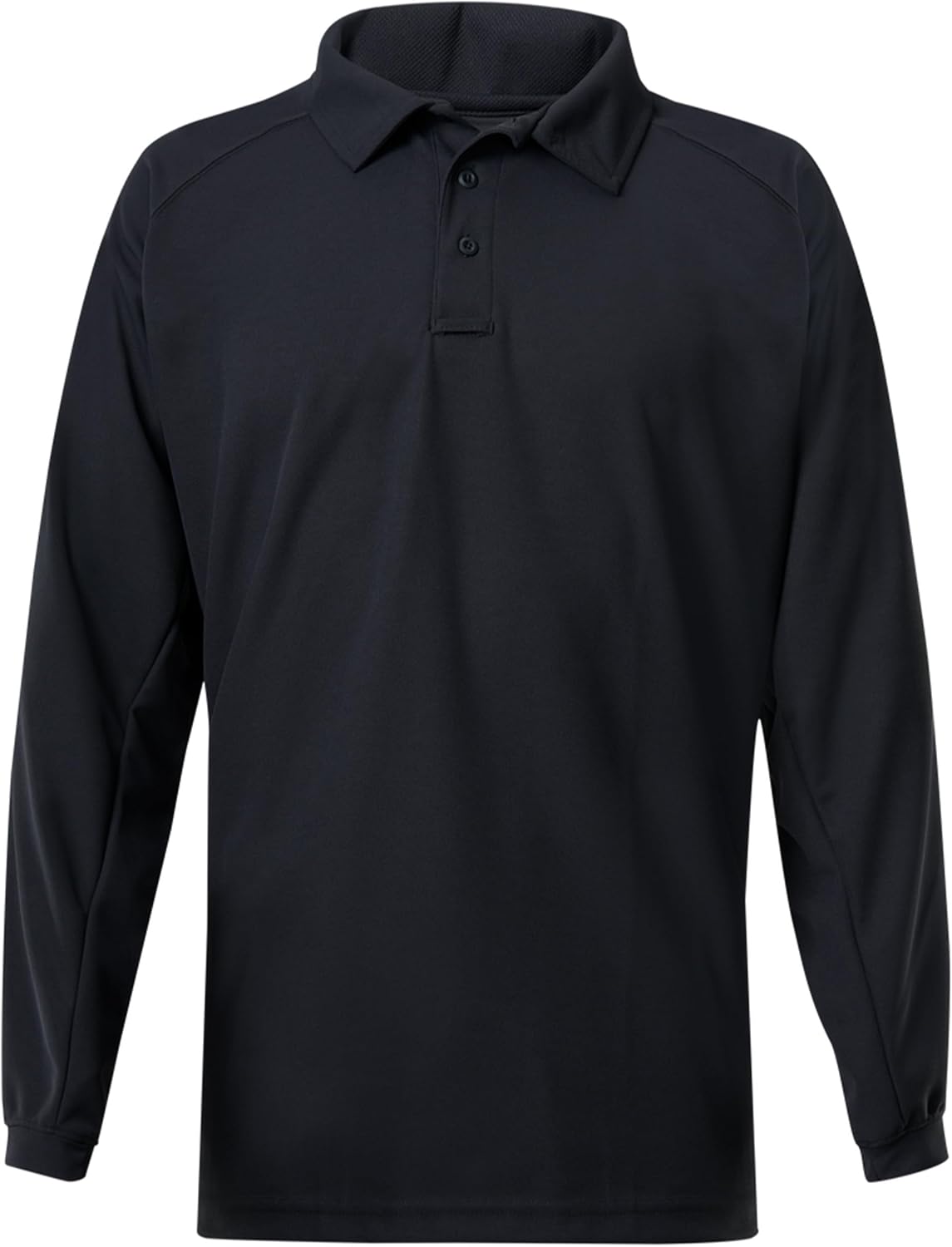 Vertx Mens Tactical Polo Shirt, Long Sleeve T-Shirt, Breathable, Tactical Clothing Gear, Police, Security, Relaxed Fit