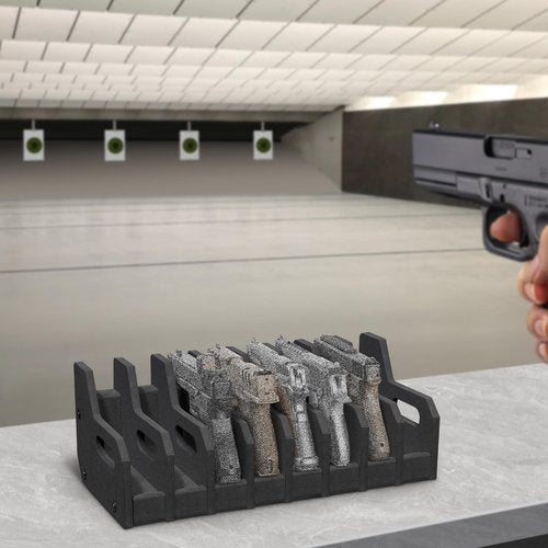 EZshoot Foam Pistol Rack for Gun Safe Shelf Handgun Rack Pistol Stand for Storage Revolver Rack Pistol Holder Gun Cabinet Accessories for Storage