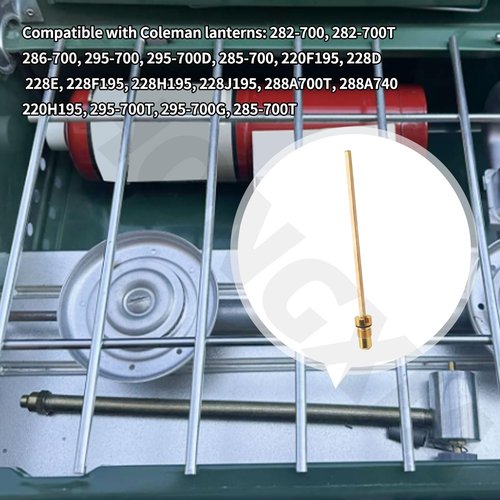 ZHONGXIA 200-6381 2006381 Check Valve and Air Stem Assembly Compatible with Co-Leman for Fuel Lantern 13G499 413H499 3000000788 3000000791 286-700 Gas Lantern, Camping Light, Stove