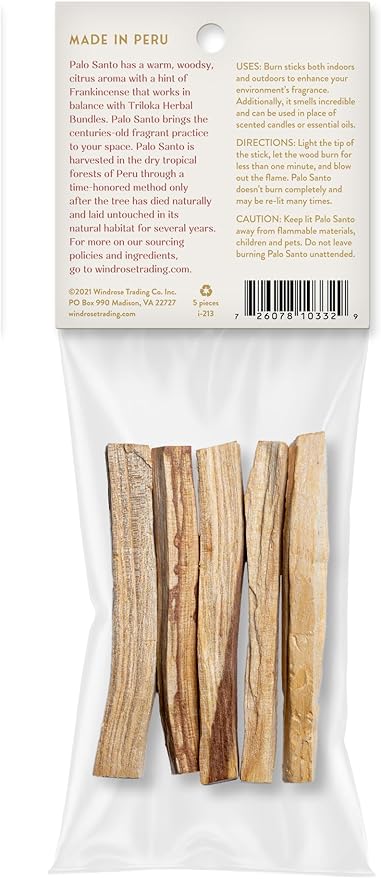 Triloka Palo Santo - 5 Count