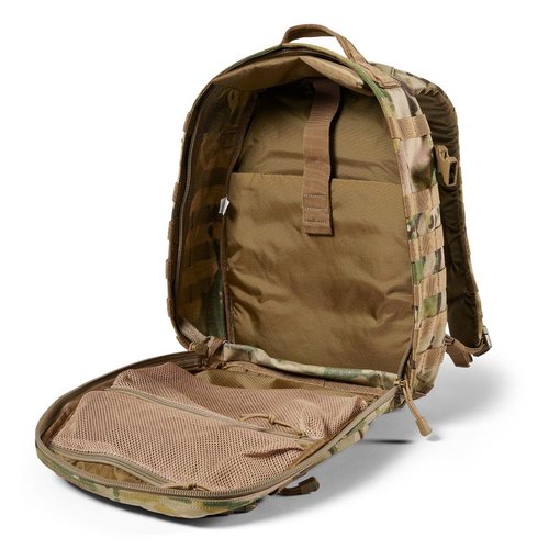5.11 Tactical Backpack, RUSH 12 2.0 Military Survival Molle Back Pack with Laptop Compartment, Small, 24L, Multicam, Style 56562ABR