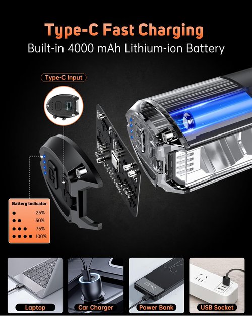 YBLNTEK 2000LM Bike Light Rechargeable, Waterproof Front Bike Light, Super Bright Bicycle Headlight with High Beam Low Beam for Men Women Kids Road Mountain Cycling Safety, Quick Release Mount