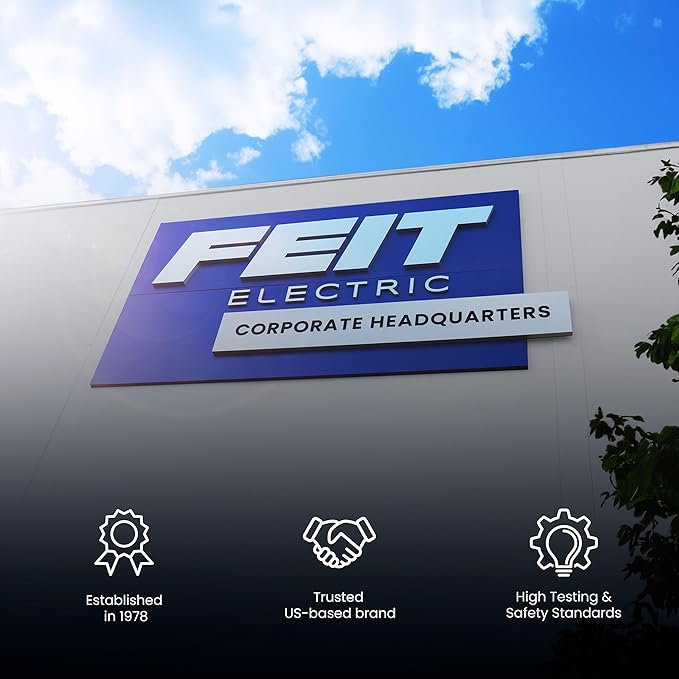 Feit Electric 5-6" LED Recessed Downlight, 120W Equivalent, Dimmable, 5CCT Selectable White, High Output, 90 CRI, 1290 Lumens, 45-Year Lifetime, LEDR56HO/6WYCA/6, 6 Pack