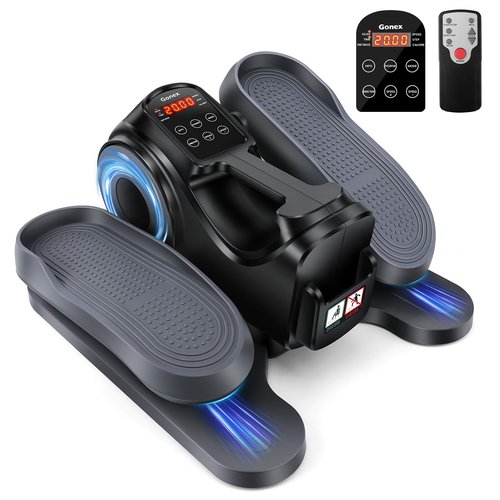 Gonex Under Desk Elliptical Exercise Machine, 20 Modes Leg Exerciser While Sitting for Seniors, 3-in-1 Mini Seated Pedal Exerciser as Seen on TV, 10 Resistance Levels, Manual/Auto Mode