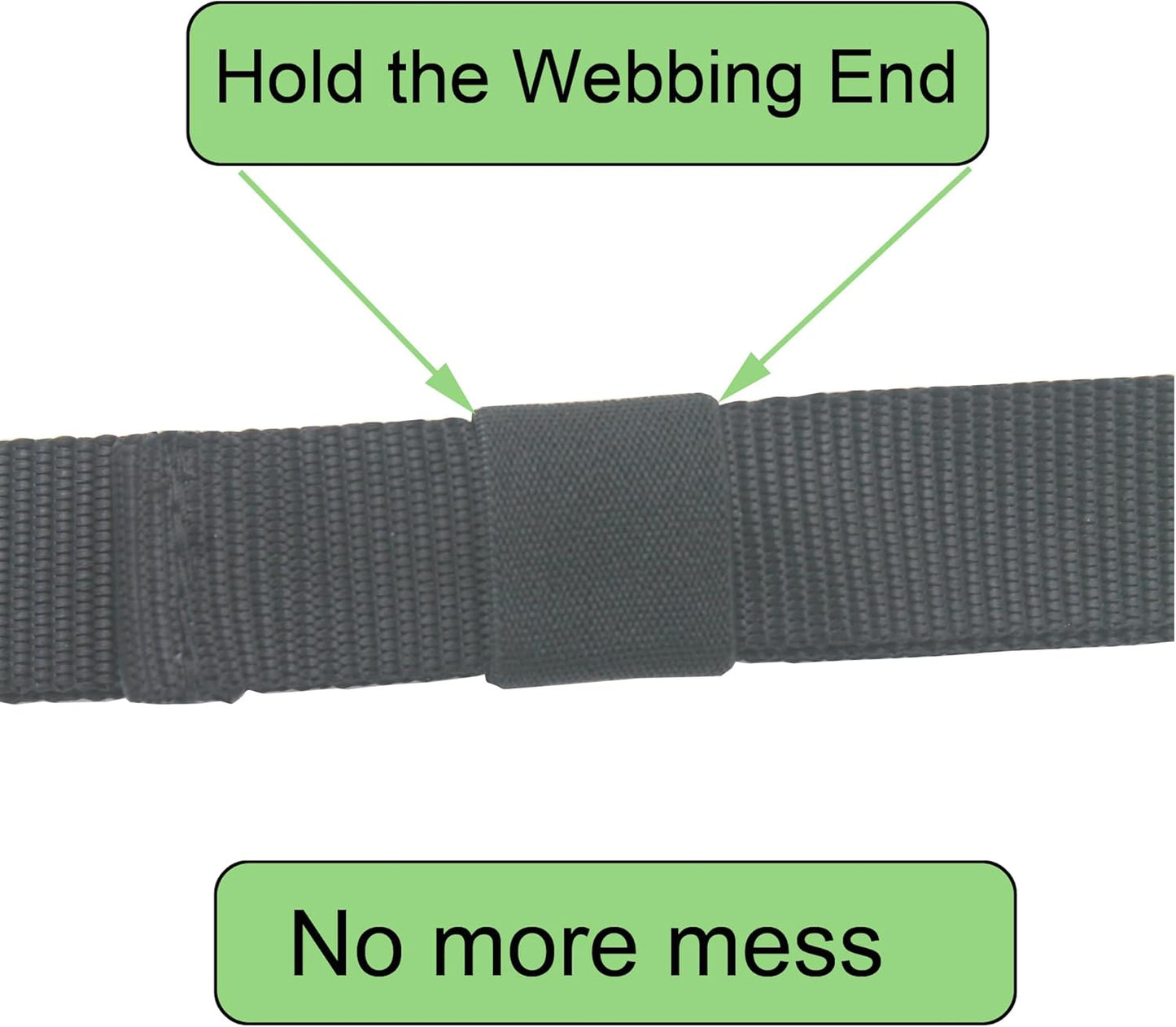 YYST Tactical Elastic Web Belt Loop keeper (Black) 10/PK for 1'' wide Belt