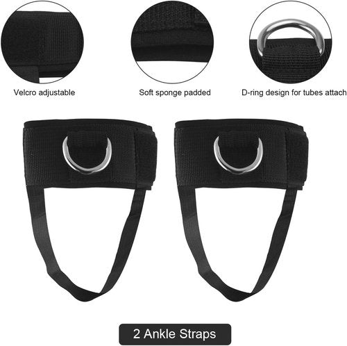 Bounce Trainer Vertical Jump Legs Resistance Bands Glutes Muscles Workout Strength Speed Agility Training for Basketball Football