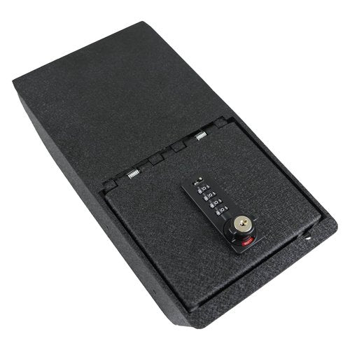 Center Console Safe Vault - KEREN Console Gun Safe Box Compatible with Tesla Model 3 2024-2025, 4 Digit Combination Lock with Key