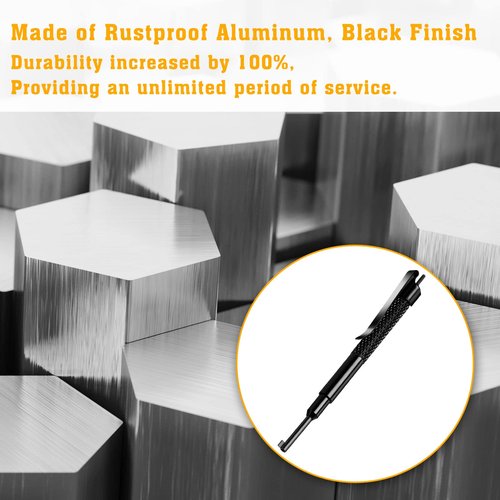 JOTOVO Pocket Handcuff Key 5" Extra Long Cuff Key Strong Polymer Finish, Police Cuff Key with Clip Compatible with Most Hand Cuffs- 4 Pack
