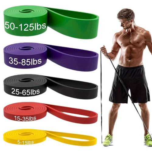 Professional Resistance Bands Set - Versatile Pull Up Bands for Working Out, Physio Therapy, and Muscle Training; Includes Door Anchor & Handles for Home Fitness - Ideal for Both Men and Women