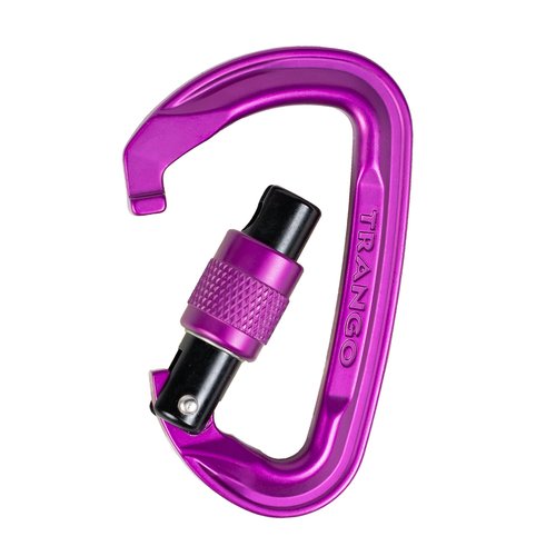 Trango - Superfly EVO Screwlock Carabiner, Purple, 3 Pack